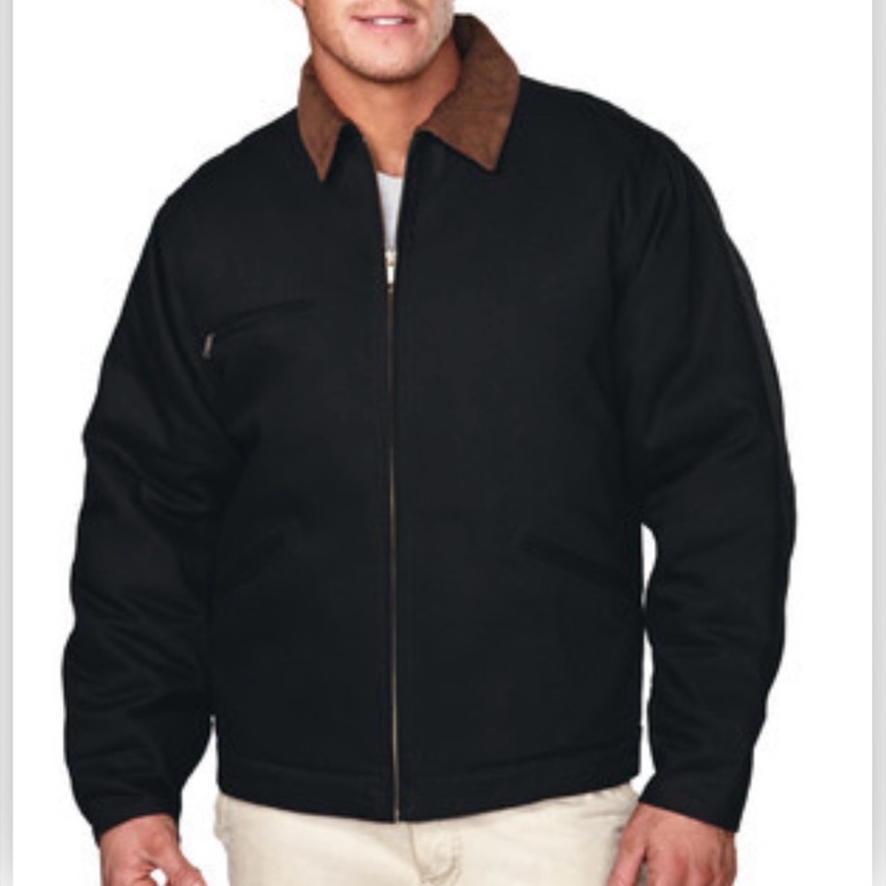 Tri-Mountain 4800 Men's Cotton Canvas Work Jacket With Quilted Lining